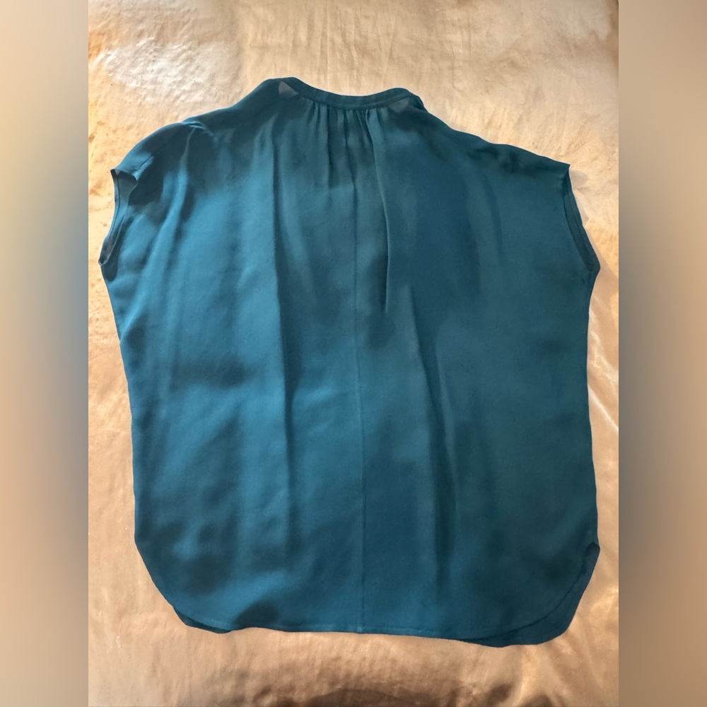 Vince Teal Blouse